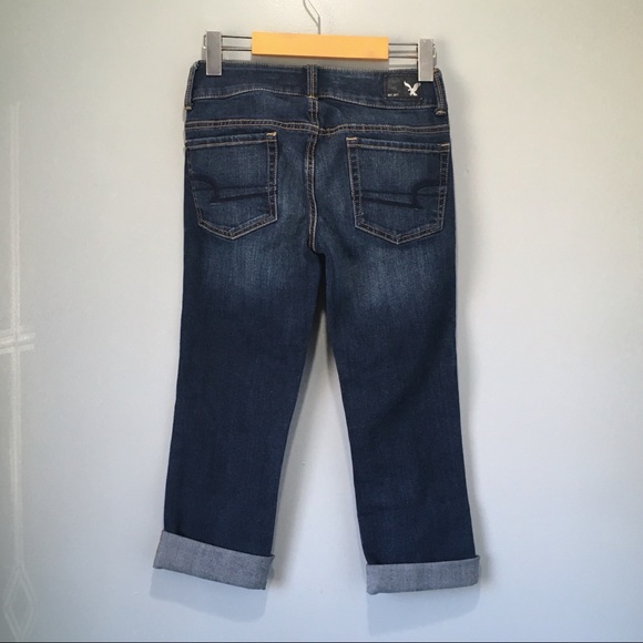 American Eagle Dark Wash Artist Crop Skinny Jeans - Picture 5 of 8